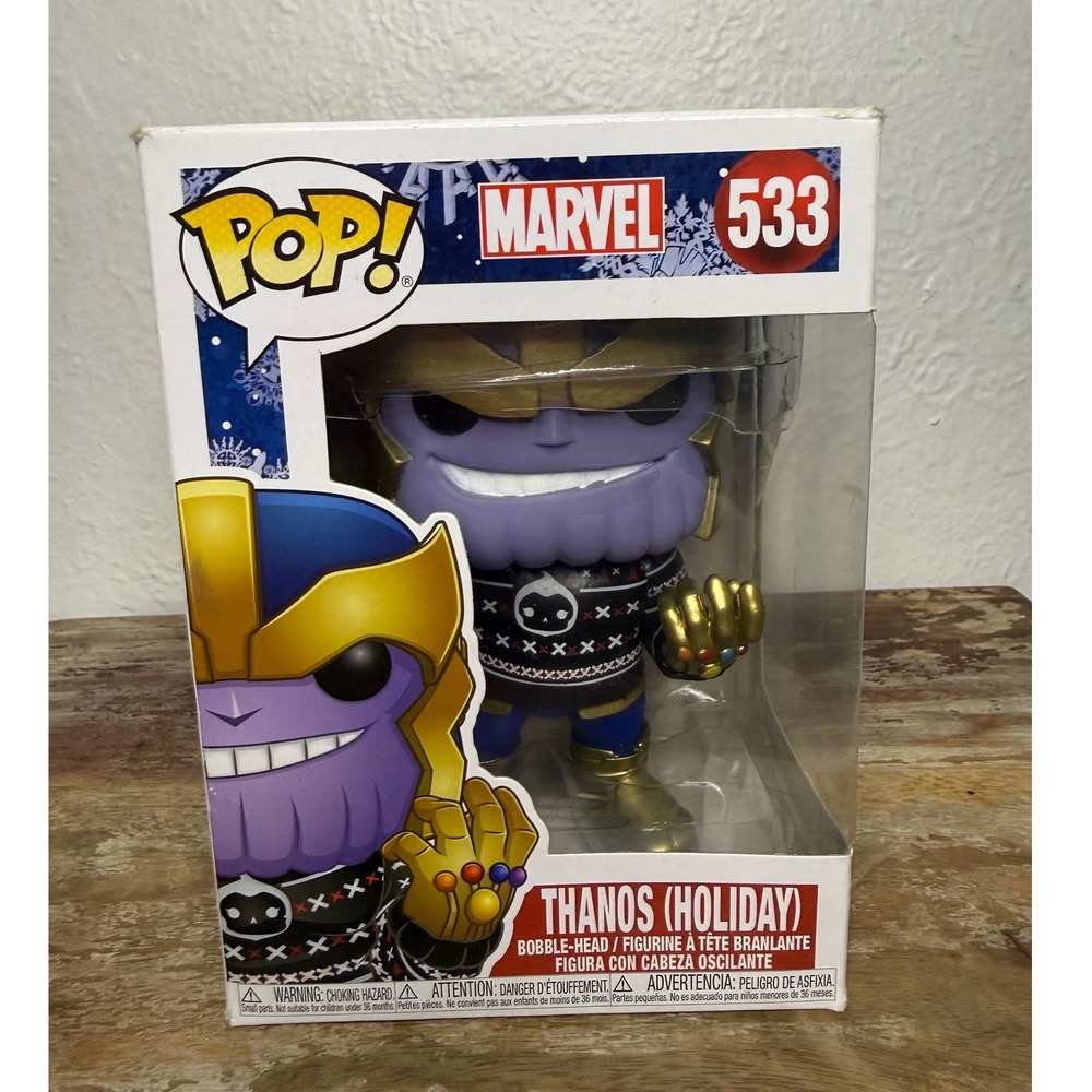 Funko Pop! Marvel Holiday Thanos in Ugly Sweater #533 Vinyl Figure